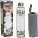 Elixir2Go Crystal Elixir Bottle – 16oz Gemstone Water Bottle for Making Cryst...