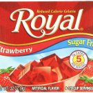 Royal Strawberry Gelatin Dessert Mix, Sugar Free and Carb Free (12 - .32oz Bo...