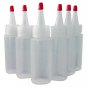 SanDaveVA Brand 6 Plastic Squeeze Bottles Cake Decorating Paint Crafts Condim...