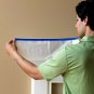 C&S Pretaped Drop Cloth 99 in x 90 ft with 24mm Blue Masking Tape