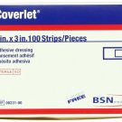 Coverlet Strip Dressings 1" x 3" 100 per Box 1 x 3 in. strips