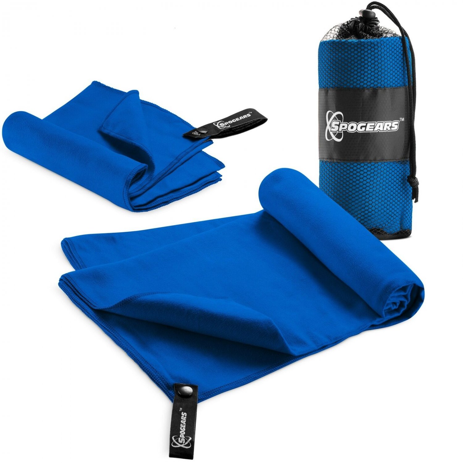 SPOGEARS Microfiber Towel Quick Dry Towel Set of 2 Includes Large Camping Tow...
