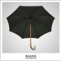 Balios (Designed in Britain Prestige Walking Stick Umbrella—Luxury Chestnut W...