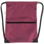 HOLYLUCK Drawstring Backpack Bag Sport Gym Sackpack Burgundy