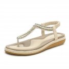 Meeshine Women's Bohemia Flip Flops Summer Beach T-Strap Flat Sandals Comfort...