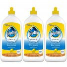Pledge Gentle Wood Floor Cleaner, Lemon, 27 fl oz, 3 ct Multi