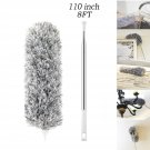 Furein Microfiber Hand Duster(110 inches), Ceiling Fan Duster with Extendable...