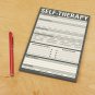 Knock Knock Self-Therapy Checklist Note Pad, 6 x 9-inches