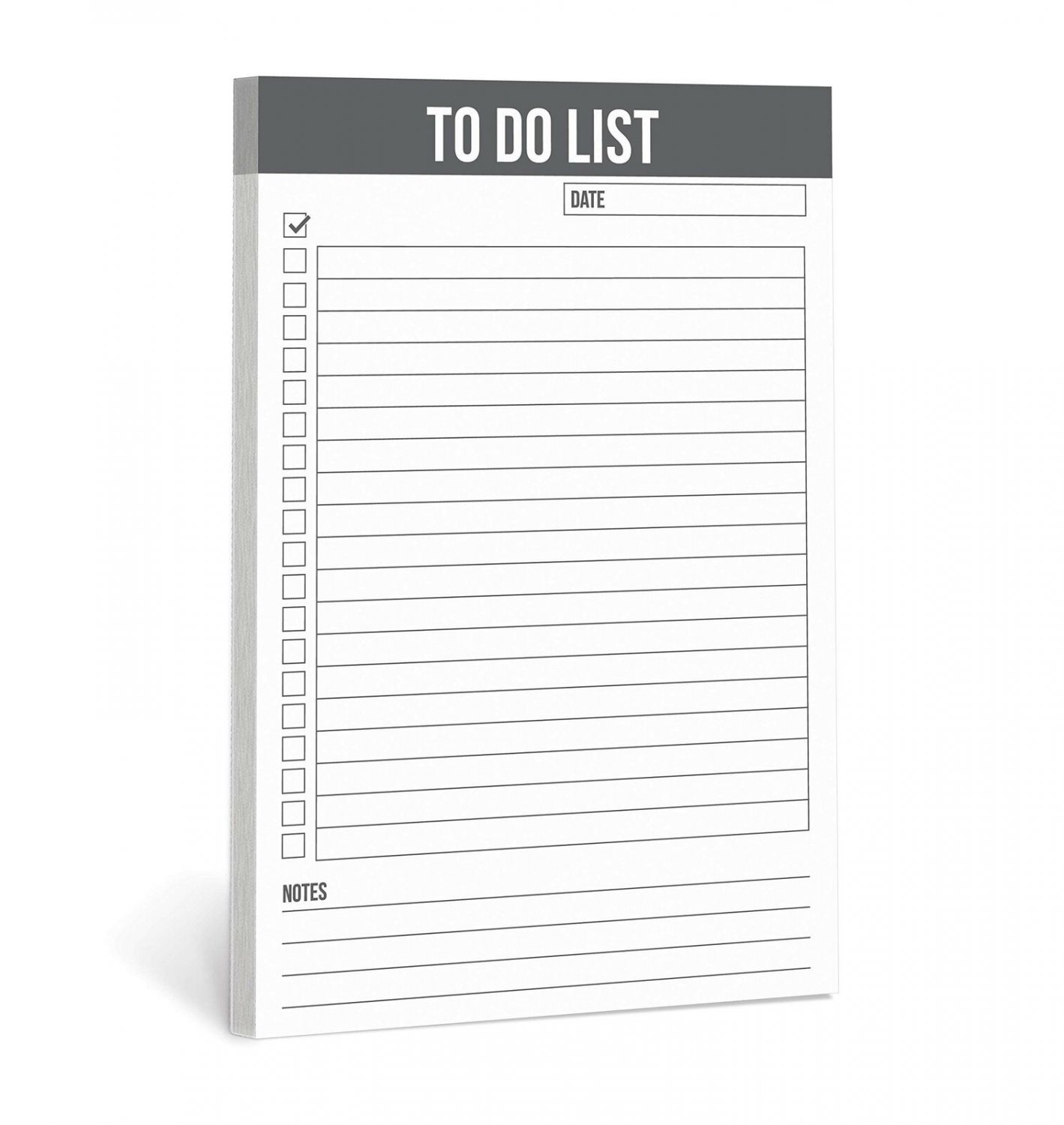 Jot & Mark to Do List Magnetic Notepad 5.5x8.5 Inch (50 Sheets per pad) White