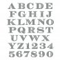 Spellbinders S5-239 Shapeabilities Etched Alphabet, Large Etched/Wafer Thin D...