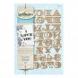 Spellbinders S5-239 Shapeabilities Etched Alphabet, Large Etched/Wafer Thin D...