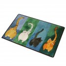 CHOOLD Cute Cat Butt Bedroom Area Rug, Cat Carpet,Cat Tail Non-Slip Absorbent...