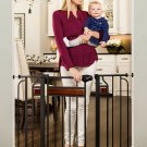 Regalo Home Accents Extra Wide Walk Thru Baby Gate, Includes Décor Hardwood, ...