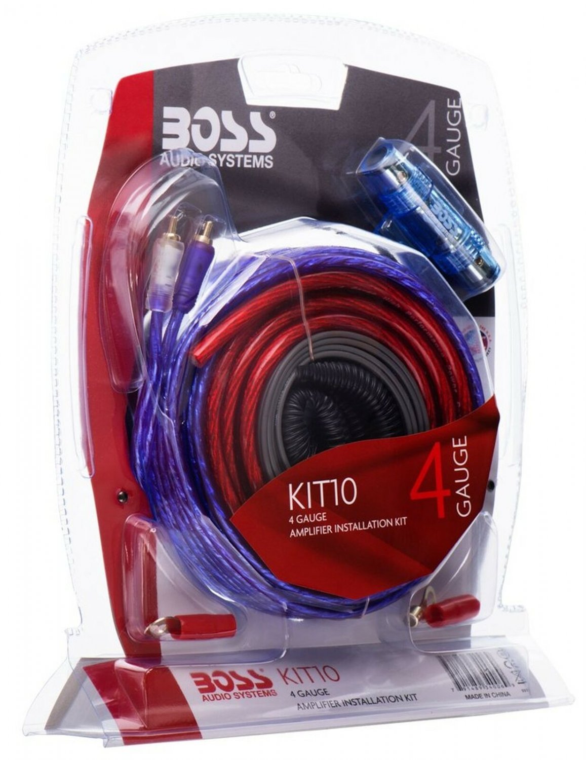 Boss Audio Systems KIT10 4 Gauge Amplifier Installation Wiring Kit - A Car Am...