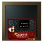 Quartet Chalkboard, 14" x 14" Chalk Board, White Wood Finish Frame (90006)