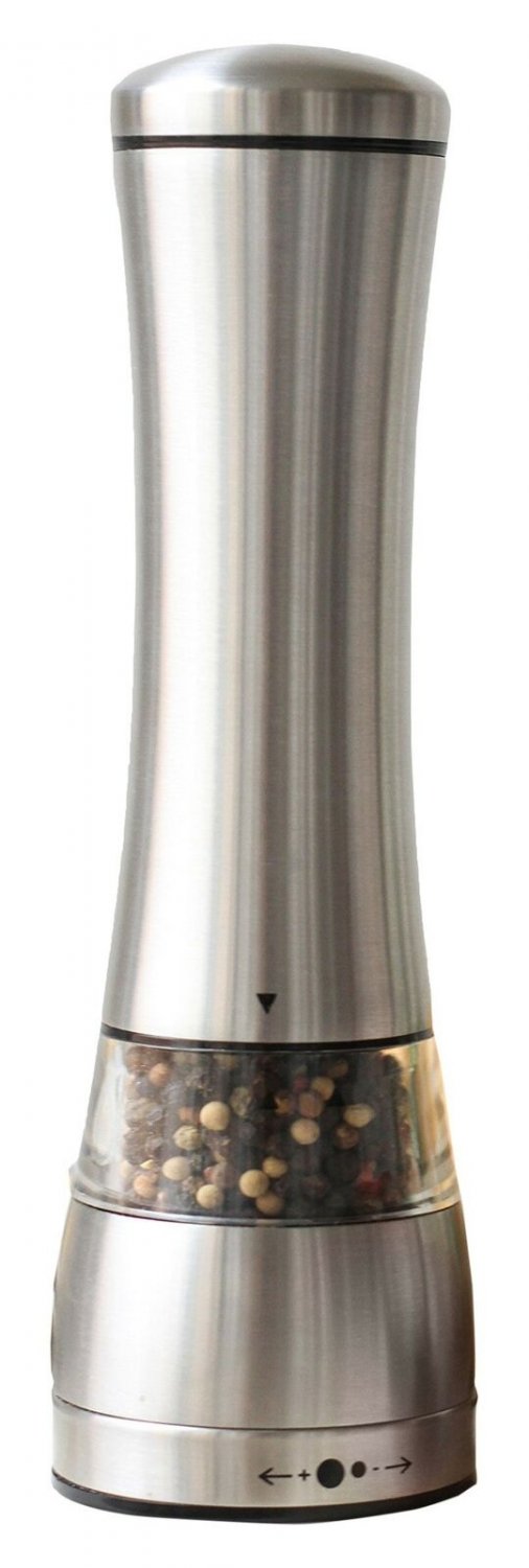 Sage Kitchenware MEC Stainless Steel Black Pepper or Salt Mill Strong Ceramic...