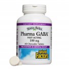 Stress-Relax Chewable Pharma GABA 100 mg by Natural Factors, Non-Drowsy Stres...