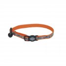 Harley Davidson Reflective Adjustable Breakaway Cat Collar | Orange Fish, 3/8...