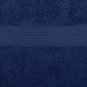 AmazonBasics 6-Piece Fade-Resistant Bath Towel Set - Navy Blue 6-Piece Set