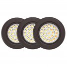 GetInLight Dimmable LED Puck Lights Kit with ETL Listed, Recessed or Surface ...