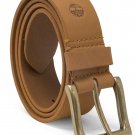 Timberland Men's 38 Mm Boot Leather Wheat Belt 36 Yellow Wheat