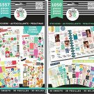 Create 365 Happy Planner Sticker Value Pack Bundle with Brilliant Year and Th...