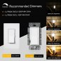 CRLight 2W 250LM Dimmable LED Candelabra Bulb 2500K Warm White, 25W Equivalen...