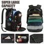 Travel Backpacks for Men, Extra Large College School Laptop Bookbags with USB...