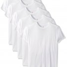 Hanes Men's 5-Pack ComfortBlend Crewneck T-Shirt with FreshIQ Large White