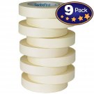 General Purpose Masking Tape for Home and Office, 0.94-Inch x 60 Yards, 9 Rol...