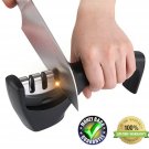 Kitchen knife sharpner set steel diamond,ceramic sharpeners kit tool for hand...