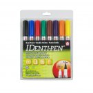 Sakura 44162 8-Piece Identi-Pen Permanent Marker Set, Assorted Colors 8-Pc Set