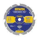 IRWIN Tools Polycrystalline Diamond-Tipped Fiber Cement Circular Saw Blade, 7...
