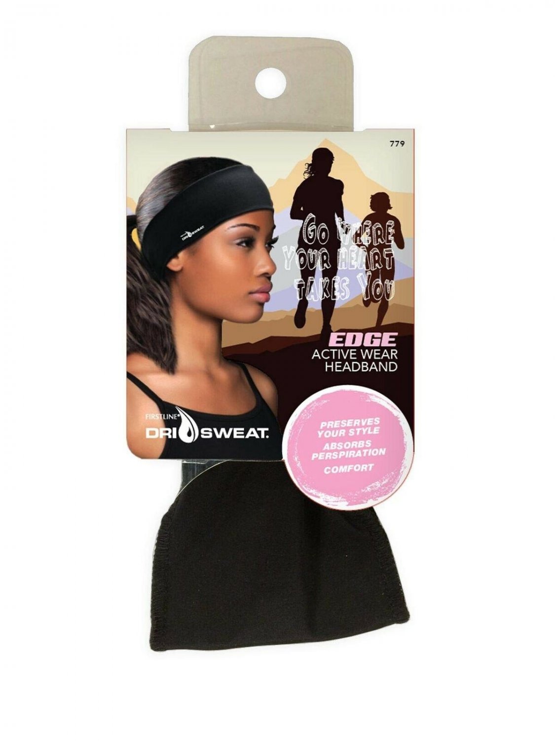 Dri Sweat Edge Edge &acirc;�� Active Wear Headband - 779-72