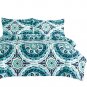 Wake In Cloud - Teal Duvet Cover Set, Turquoise Bohemian Boho Chic Mandala Me...