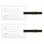 Black Cat In Window Luggage ID Tags Suitcase Carry-On Cards - Set of 2