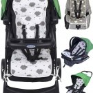 Reversible Pure Cotton Universal Baby Seat Liner for Stroller, Car Seat, Jogg...