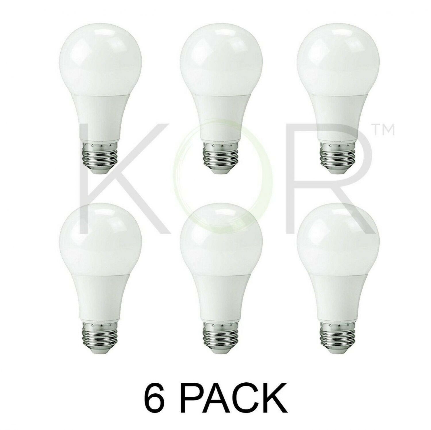 9W LED A19 Light Bulb - Equivalent to 60W - Non Dimmable - 800 Lumens - E26 B...
