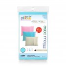 My First Set of Two Toddler Pillow Cases Fits Pillows Sized 12" x 16", Blue