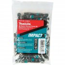 Makita A-99013 Impactx #2 Square Recess 2″ Power Bit, 50 Pack, Bulk 50-Pack PH2