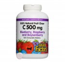 Natural Factors, Kids' Chewable Vitamin C 500 mg, Natural Fruit Support for H...