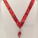 Red Bandana Lanyard Red