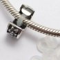 RUBYCA 40pcs Mix Lot of Silver Color Clip Lock Stopper Clasp Beads DIY fit Eu...