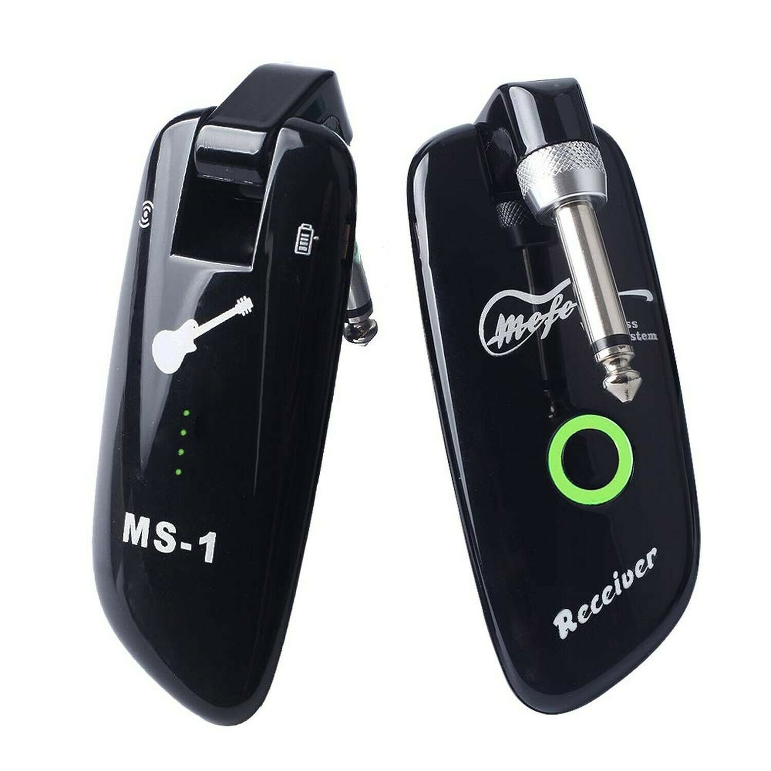 Mefe Rechargeable Wireless Guitar System Guitar Bass Wireless Digital Transmi...
