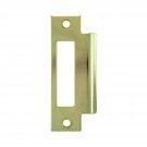 4-7/8" Brass Plated Strike Plate (Large Hole) 1 Pack