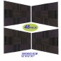 48 Pack Acoustic Foam Panel Wedge Studio Soundproofing Wall Tiles 12" X 12" X...