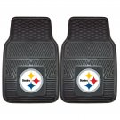 FANMATS NFL Pittsburgh Steelers Vinyl Heavy Duty Car Mat Front