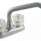 LDR 012 5205 Laundry Faucet, Dual Acrylic Handle, AB1953-Lifetime Plastic, Ch...