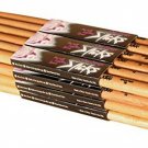 On Stage 5B Hickory Drum Sticks - (12 Pack) (Nylon Tip, 12 Pak)