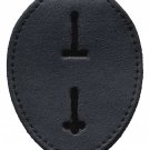 Badge Holder Case, Universal, Black, Leather, NOT Recessed, Metal Clip & Chai...